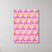 Prinzessin in Rosa Leinwanddruck (Vorderseite)