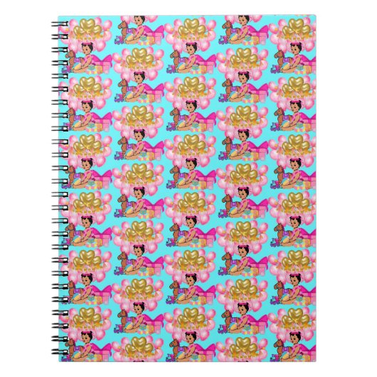 Prinzessin in Rosa Notizblock (Vorderseite)