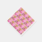 Prinzessin in Rosa Serviette (Ecke)
