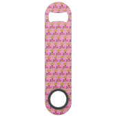 Prinzessin in Rosa Speed Flaschenöffner (Vorderseite)