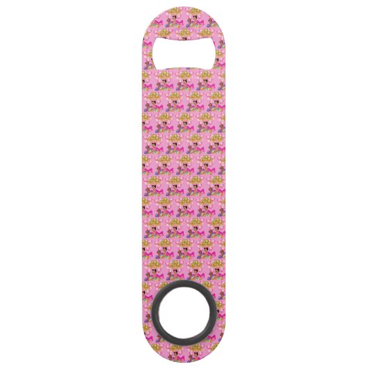 Prinzessin in Rosa Speed Flaschenöffner (Vorderseite)