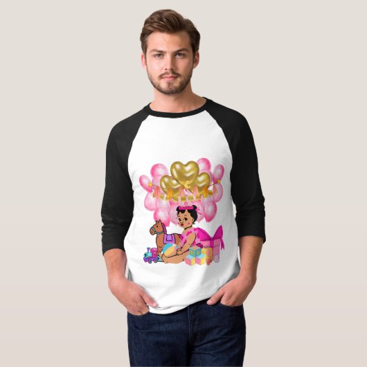 Prinzessin in Rosa T-Shirt (Vorne ganz)