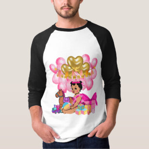 Prinzessin in Rosa T-Shirt