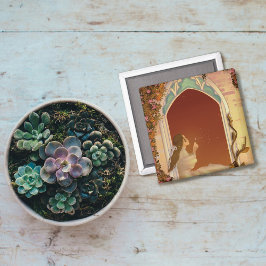 Prinzessin in Sonnenlicht Magnet