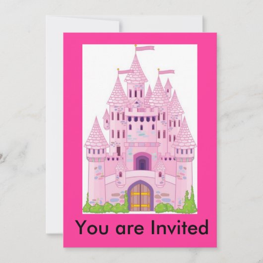 Prinzessin Invitation Einladung (Vorderseite)