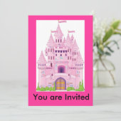 Prinzessin Invitation Einladung (Stehend Vorderseite)