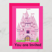 Prinzessin Invitation Einladung (Vorne/Hinten)