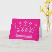 Prinzessin Karte (Gelbe Blume)