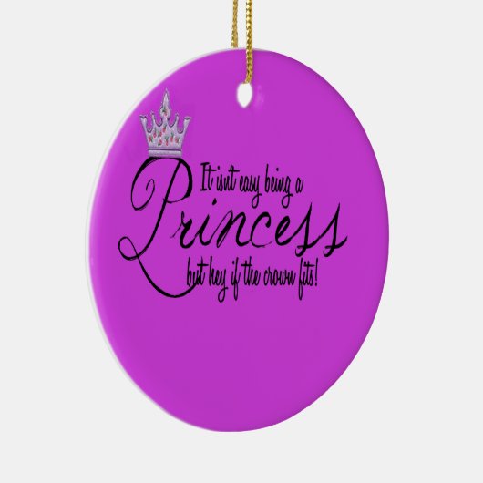 Prinzessin Keramik Ornament (Rechts)