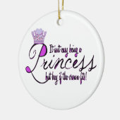 Prinzessin Keramikornament (Links)