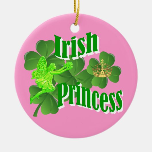 Prinzessin Keramikornament (Vorne)