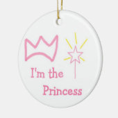 Prinzessin Keramikornament (Links)