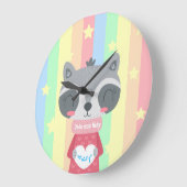 Prinzessin Kitty runde Wanduhr aus Acrylglas (Winkel)
