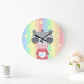 Prinzessin Kitty runde Wanduhr aus Acrylglas (Zuhause)