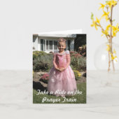 Prinzessin Krista Karte (Gelbe Blume)