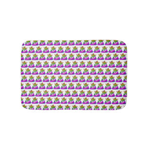 Prinzessin Krone Regenbogen Emoji Kot Badematte