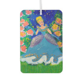 Prinzessin "Kunst von Kindern" Autolufterfrischer (Vorderseite)