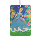 Prinzessin "Kunst von Kindern" Autolufterfrischer (Rückseite)