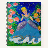 Prinzessin "Kunst von Kindern" Notizblock (Vorderseite)