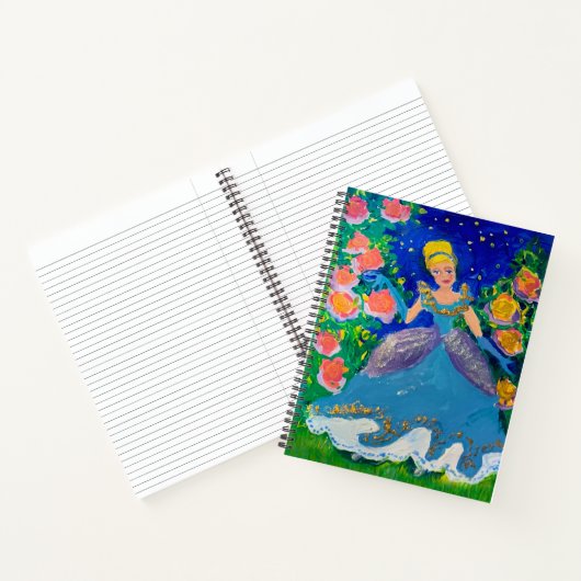 Prinzessin "Kunst von Kindern" Notizblock (Innenseite)