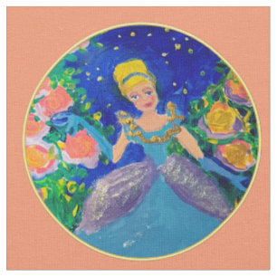 Prinzessin "Kunst von Kindern" Stoff