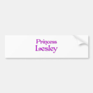 Prinzessin Lesley Autoaufkleber