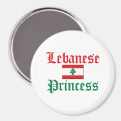 Prinzessin Libanon Magnet (Vorderseite/Rückseite)