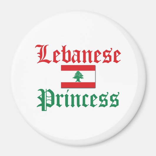 Prinzessin Libanon Magnet (Vorne)