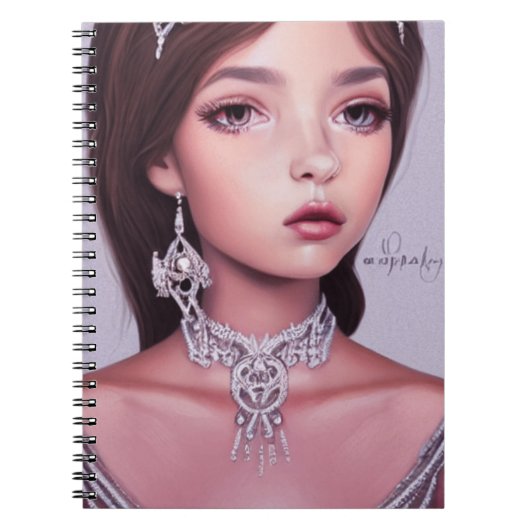 Prinzessin Lila Notizblock (Vorderseite)