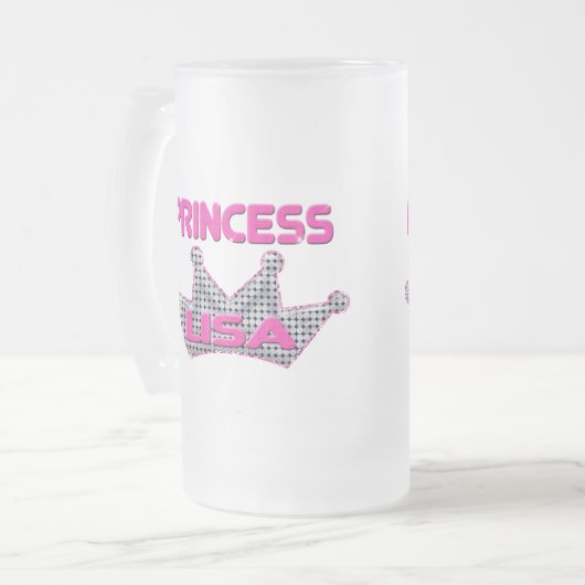 Prinzessin Lisa Mattglas Bierglas (Vorderseite Links)