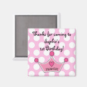 Prinzessin Magnet (Vorderseite/Rückseite)