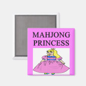 Prinzessin MAHJONG Magnet (Vorderseite/Rückseite)