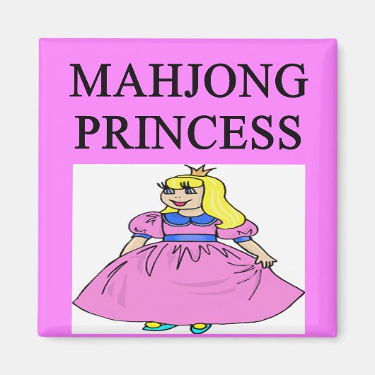 Prinzessin MAHJONG Magnet (Vorne)
