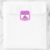 Prinzessin MAHJONG Runder Aufkleber (Tasche)
