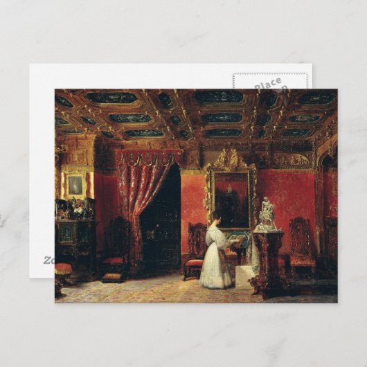 Prinzessin Marie d'Orleans in ihrem Gothic-Studio Postkarte (Vorne/Hinten)