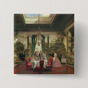 Prinzessin Mathilde Salle-ein-Krippe Button