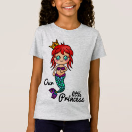 Prinzessin Mermaid Cat Ocean Liebe Forever Niedlic T-Shirt