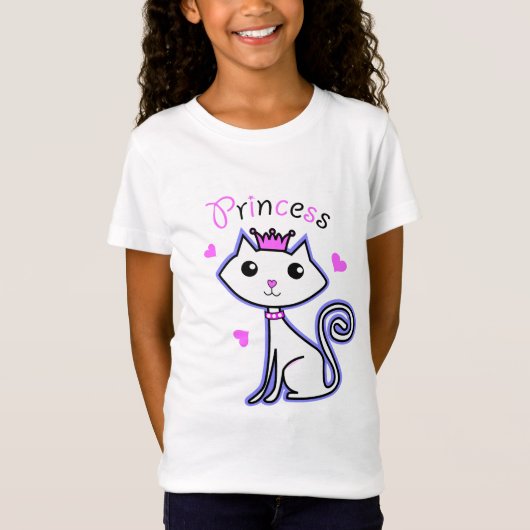 Prinzessin-Miezekatze T-Shirt (Vorderseite)