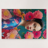 Prinzessin mit blauem Tiara Puzzle (Horizontal)