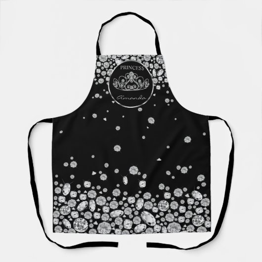 Prinzessin mit Diamonds Schürze (Vorderseite)