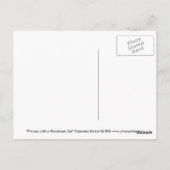 "Prinzessin mit einer Katze aus dem Himalaya" Post Postkarte (Rückseite)