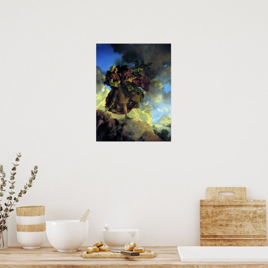 Prinzessin mit Gesangsbaum von Maxfield Parrish Poster (Küche)