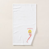 Prinzessin mit Herz-Personalisiert-Badetücher-Set Badhandtuch Set (Handtuch)
