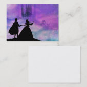 Prinzessin mit Prinzen Visitenkarte (Vorne/Hinten)