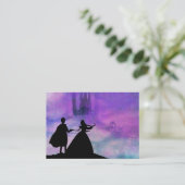 Prinzessin mit Prinzen Visitenkarte (Stehend Vorderseite)