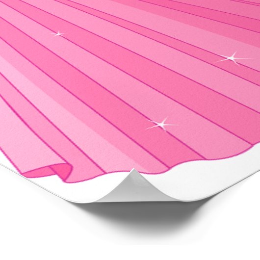 Prinzessin mit Rose-Poster Poster (Ecke)