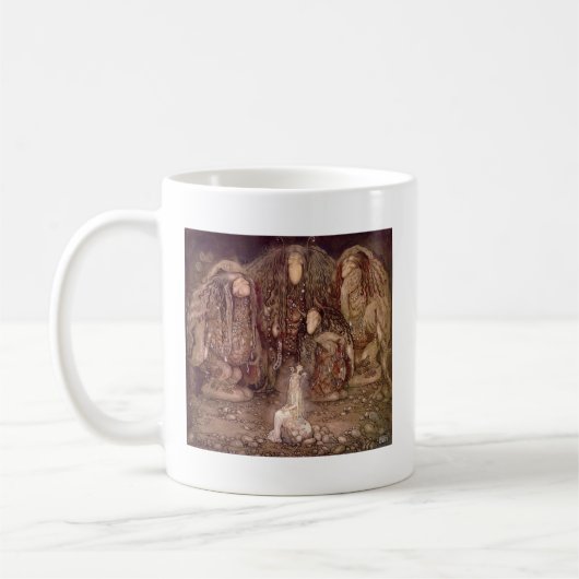 Prinzessin mit Trollen Kaffeetasse (Links)