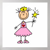 Prinzessin mit Wand Poster (Vorne)