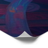 Prinzessin mit weißem Pullover Poster (Ecke)