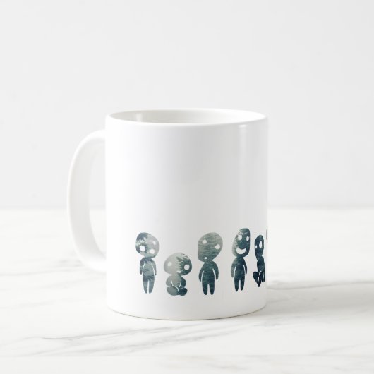 Prinzessin Mononoke- Tree Spirits Kaffeetasse (Vorderseite Links)